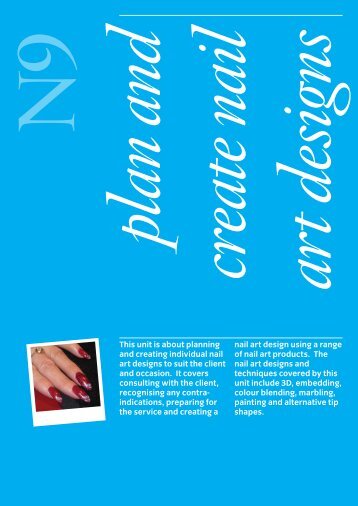 Unit N9 Plan and create nail art designs - City & Guilds