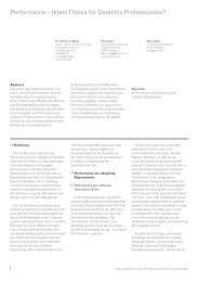 I Performance – (k)ein Thema für Usability ... - ekphorie.de