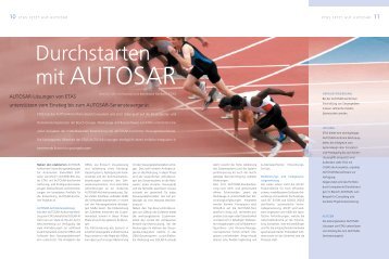 Durchstarten mit AUTOSAR - ETAS