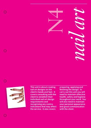 Unit N4 Carry out nail art services - City & Guilds