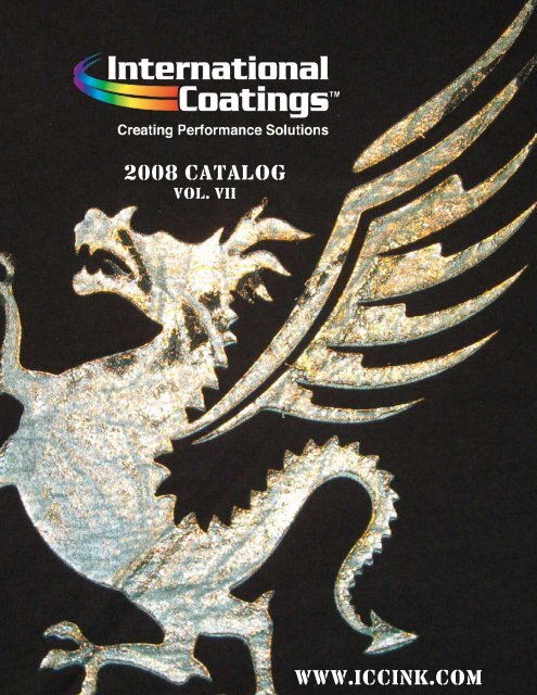 2008 CATALOG WWW.ICCINK.COM