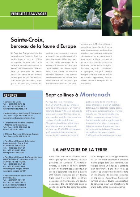 Dossier de presse 2007 CDT de la Moselle - Tourism in Moselle, in ...