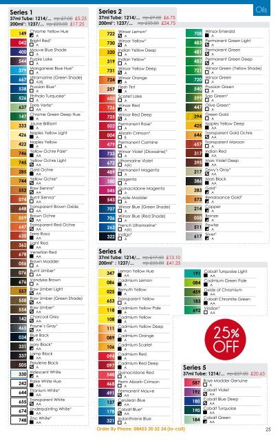 25% OFF - Ken Bromley Art Supplies