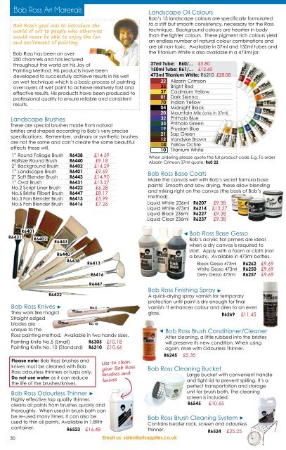 25% OFF - Ken Bromley Art Supplies