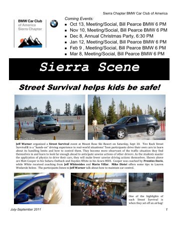 Sierra Scene - BMW Car Club of America