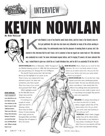 kevin nowlan - TwoMorrows