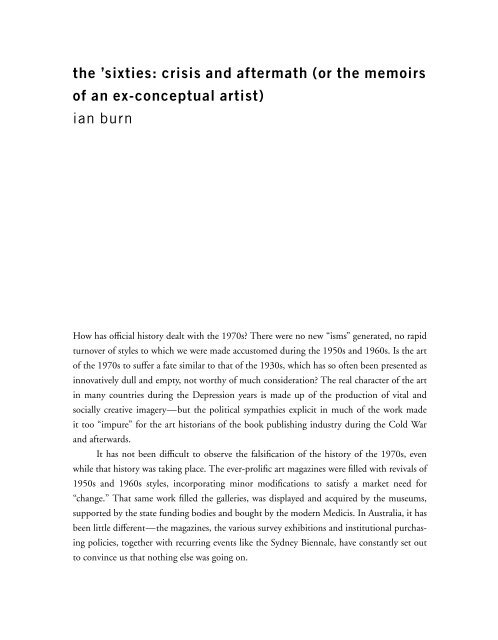 Conceptual Art: A Critical Anthology - uncopy