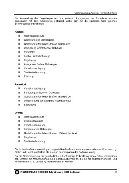 Gemeinde Apelern - Samtgemeinde Rodenberg