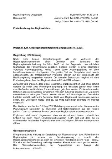 Begrüßung / Einführung - Bezirksregierung Düsseldorf