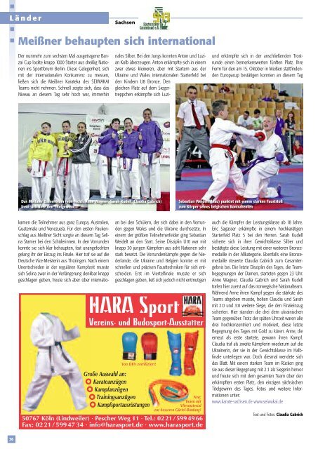 DKV-Magazin Nr. 6 - Chronik des Karate