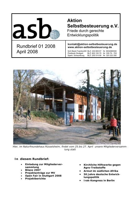 asb-Rundbrief 01/2004 Titel - Aktion Selbstbesteuerung