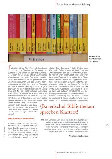 Stellen - Bibliotheksforum Bayern