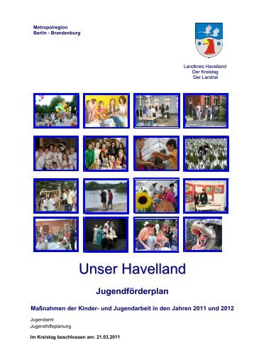 Jugendförderplan 2011/2012 - Landkreis Havelland