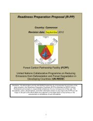 Readiness Preparation Proposal (R-PP) - Forest Carbon Partnership