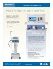 Dräger Savina - DRE Medical Equipment