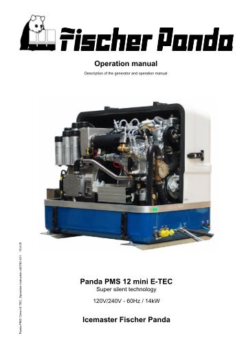 Panda PMS 12 mini E-TEC - Fischer Panda Generators Inc.