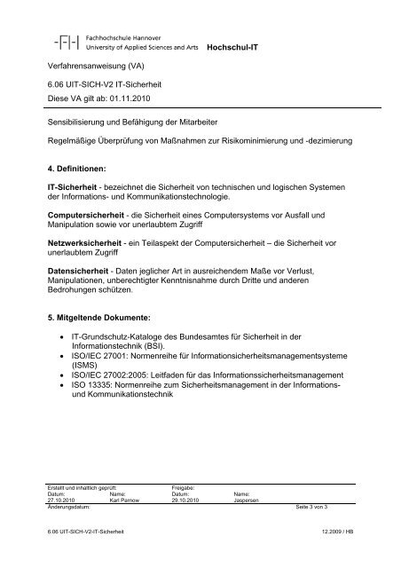 QM-Handbuch - Hochschule Hannover