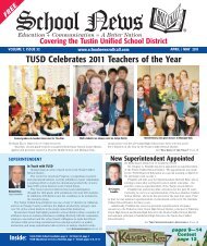 TUSD Celebrates 2011 Teachers of the Year - School News Roll Call
