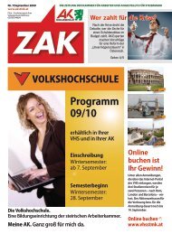 ZAK, Ausgabe September 09 (pdf - 4 MB) - AK Portal Mobile ...