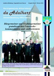 Bürgermeister und Vizebürgermeister gratulieren den Feuerwehr ...