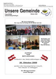 Unsere Gemeinde 03/2009 - Kirchberg-Thening