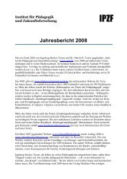 Jahresbericht 2008 - von Ingeborg Becker-Textor und Dr. Martin R ...