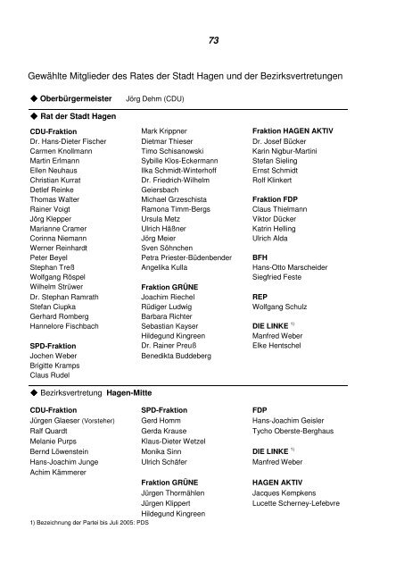 Statistisches Jahrbuch 2012 - Hagen