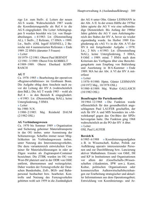 Anatomie der Staatssicherheit - BStU