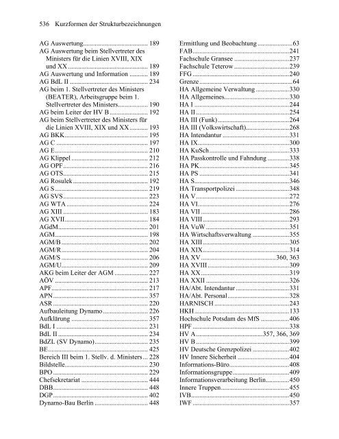 Anatomie der Staatssicherheit - BStU