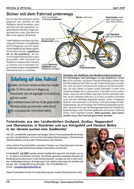 Gemeindezeitung Nr. 33 im April 2007 - Schwertberg