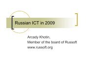 Russian ICT In 2009 Final - Taloussanomat