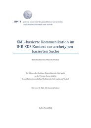 XML-‐basierte Kommunikation im IHE - Institute of Health ...