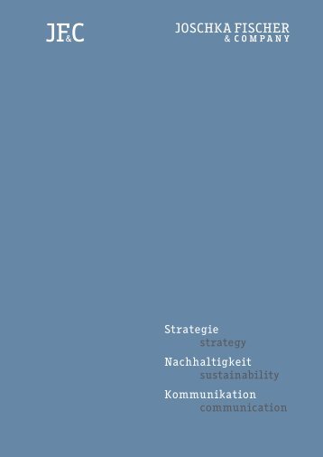 Strategie Nachhaltigkeit Kommunikation strategy ... - jfandc.de