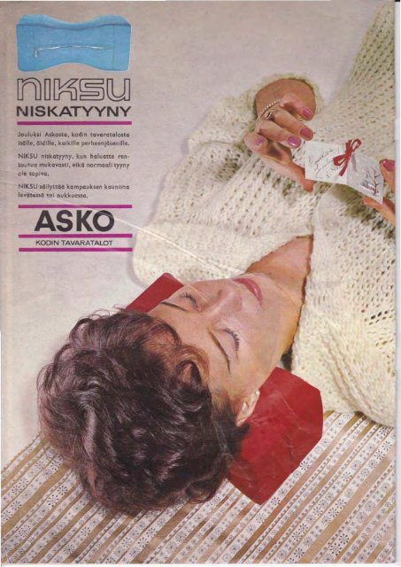 Asko magazines from the 50′s and 60