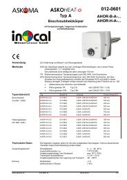 012-0601 ASKOHEAT-O Typ A Einschraubheizkörper AHOR-BA ...