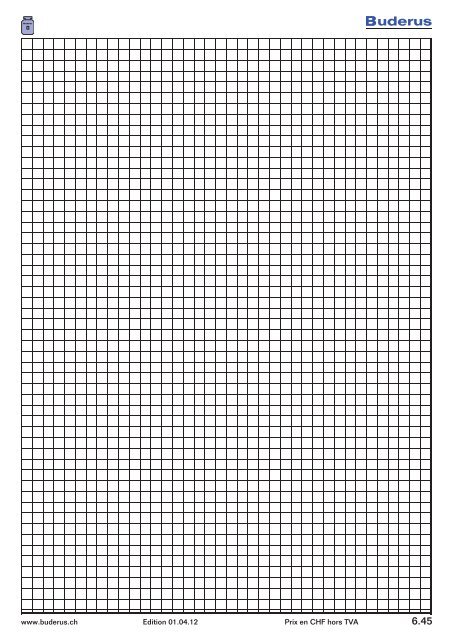 Catalogue distribution de chaleur - Buderus Heiztechnik AG