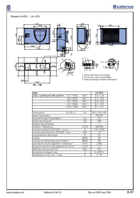 Catalogue distribution de chaleur - Buderus Heiztechnik AG