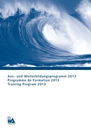 Aus- und Weiterbildungsprogramm 2013 Programme de ... - SVIR