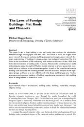 The Laws of Foreign Buildings: Flat Roofs and Minarets - Michael ...