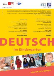DEUTSCH im Kindergarten - Mentor