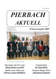 Pierbach Aktuell Winter 2009 (5,46 MB)