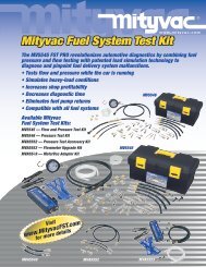 nce Mityvac Fuel System Test Kit - Lincoln Industrial
