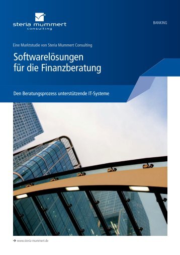 Softwarelösungen für die Finanzberatung - Steria