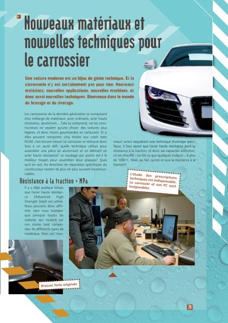 Quels métiers de l'automobile trouve-t-on dans un garage ... - accueil