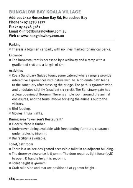 accessing townsville guide >> - Townsville City Council