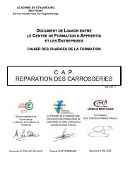 CAP Réparation de carrosseries.pdf - Académie de Strasbourg