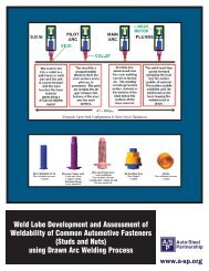 Weld Lobe Development and Assessment of Weldability of Common ...