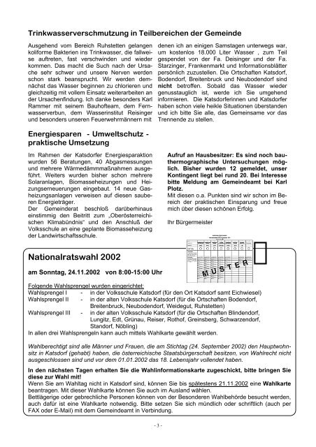 Ausgabe 173/11/2002 - Katsdorf