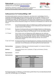 Aufbauseminar für Punkteauffällige: ASP - Fahrschule Eisenschmidt