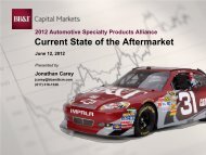 2012 Global Automotive Aftermarket Symposium